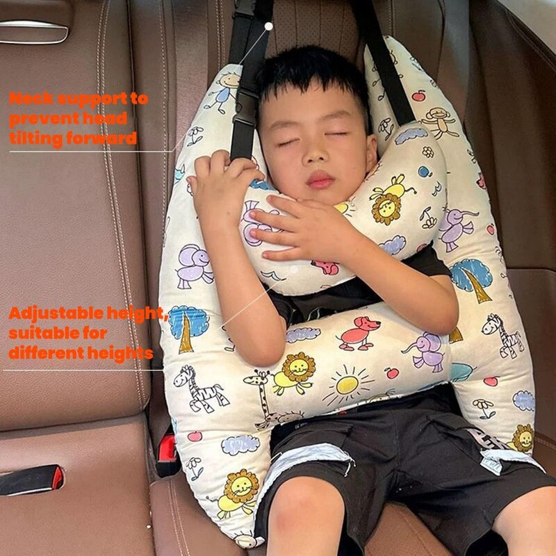 Jastuk za putovanje u obliku slova H Sigurnosni jastuk za spavanje u automobilu Podupirač za podupiranje autobusa na dugim relacijama Veliki prijenosni jastuci za vrat za auto sjedalo