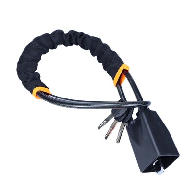 Sigurnosni protuprovalni sustav automobila Pojačana čelična sajla Višenamjenska brava za upravljač s podesivom sigurnosnom kopčom Brava za automobil