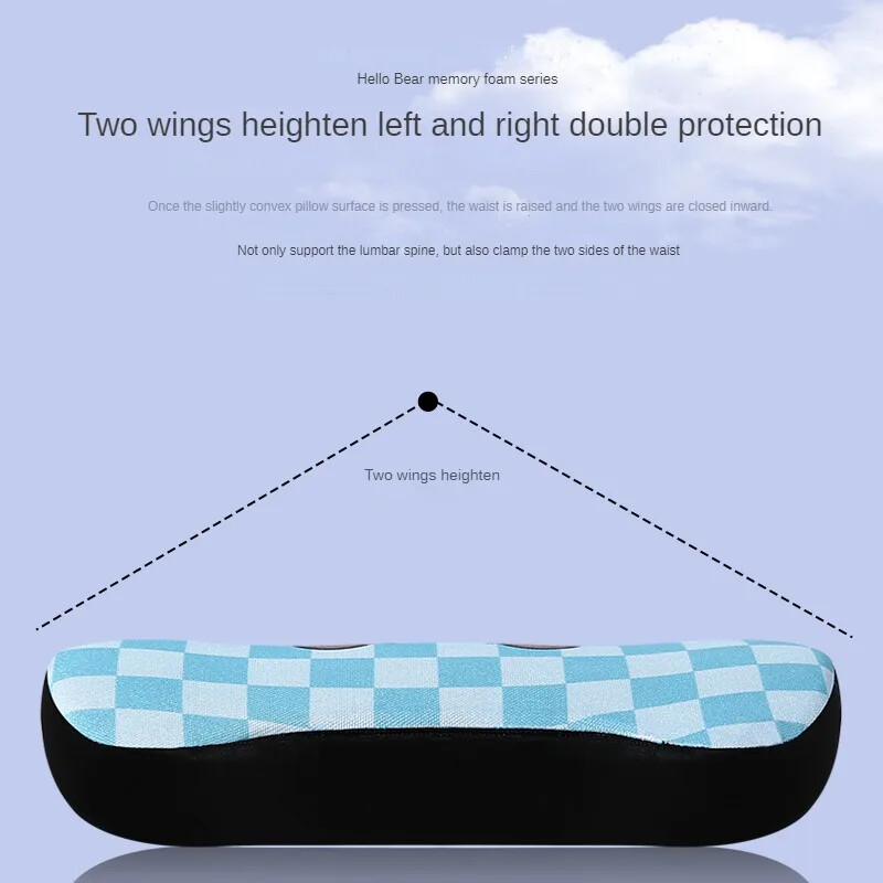 Jastuk za vrat od memorijske pjene vrhunske kvalitete, slatki medo, spori odskok, Znanstveno dizajnirana potpora za vrat i mekana, udobna