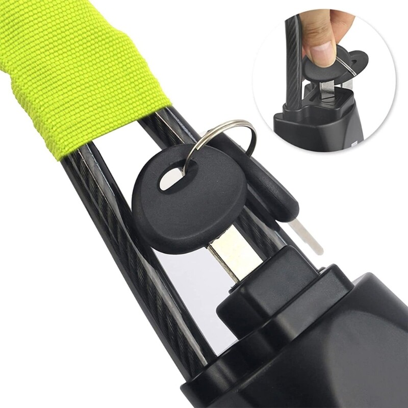 Заключване на колана за заключване на волана Предотвратяване на заключване на устройството против кражба с 2 ключа