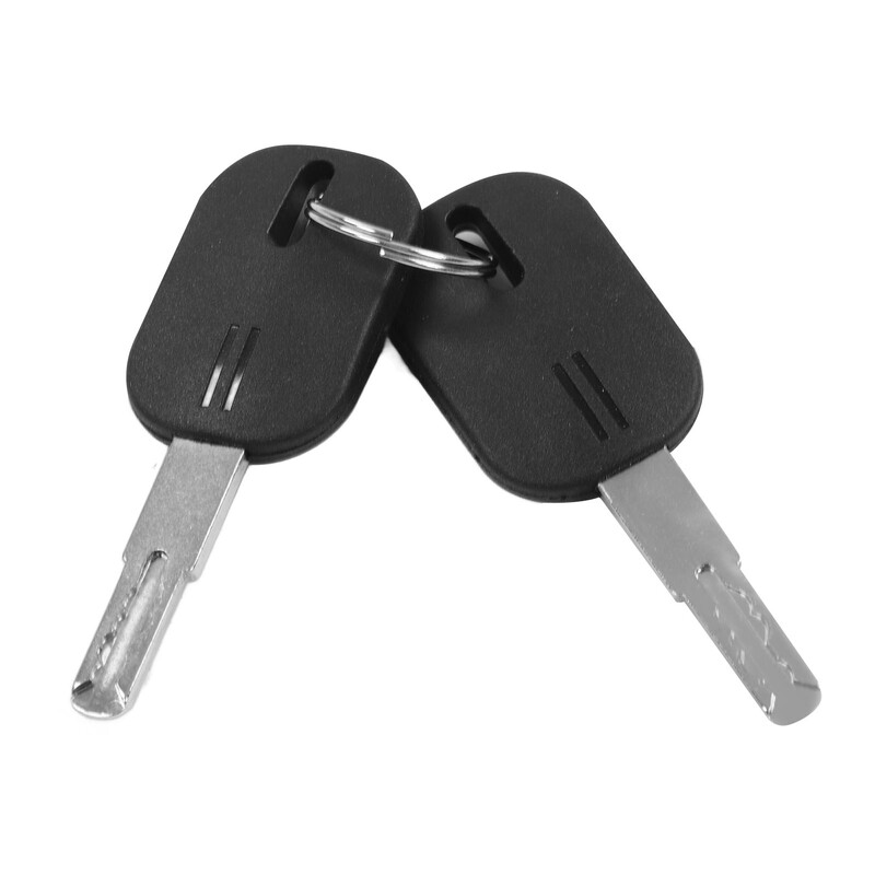 Universalus vairo užraktas, apsaugantis nuo vagystės, saugos diržo užraktas su 2 rakteliais automobilio visureigio golfo vežimėliui