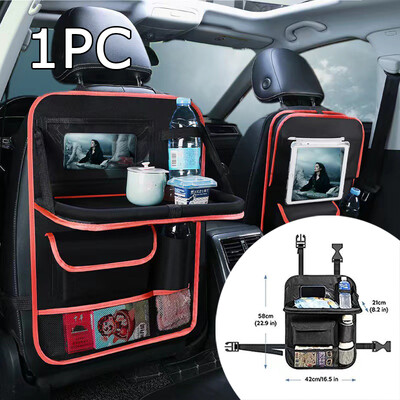 Чанта за съхранение на облегалката на задната седалка на автомобила Мрежа Органайзер за багажник Голям капацитет Висяща подредба Вътрешна чанта Автоаксесоари Консумативи Инструменти