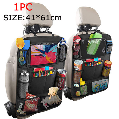 Чанта за съхранение на облегалката на задната седалка на автомобила Мрежа Органайзер за багажник Голям капацитет Висяща подредба Вътрешна чанта Автоаксесоари Консумативи Инструменти