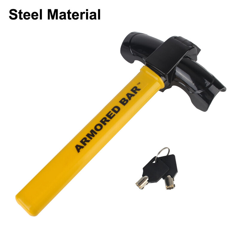 Apsauga T-Locks Automobilio vairo užraktas su raktais Apsauga Automobilių užraktai Automobilių priedai Automobilio vairo užraktas Apsaugos nuo vagystės