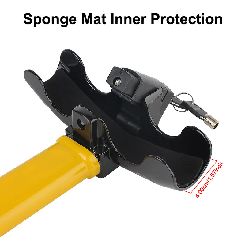 Apsauga T-Locks Automobilio vairo užraktas su raktais Apsauga Automobilių užraktai Automobilių priedai Automobilio vairo užraktas Apsaugos nuo vagystės