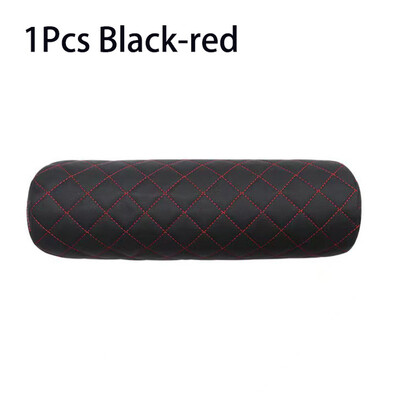 Luksusa automašīnas sēdekļa kakla spilvena galvas balsts automašīnas ādas atmiņas krēsls dzemdes kakla spilvens biroja krēsla sēdeklis, elpojošs cilindrisks galvas balsts