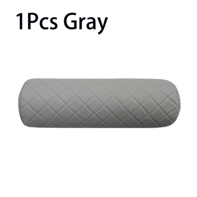 Luksusa automašīnas sēdekļa kakla spilvena galvas balsts automašīnas ādas atmiņas krēsls dzemdes kakla spilvens biroja krēsla sēdeklis, elpojošs cilindrisks galvas balsts