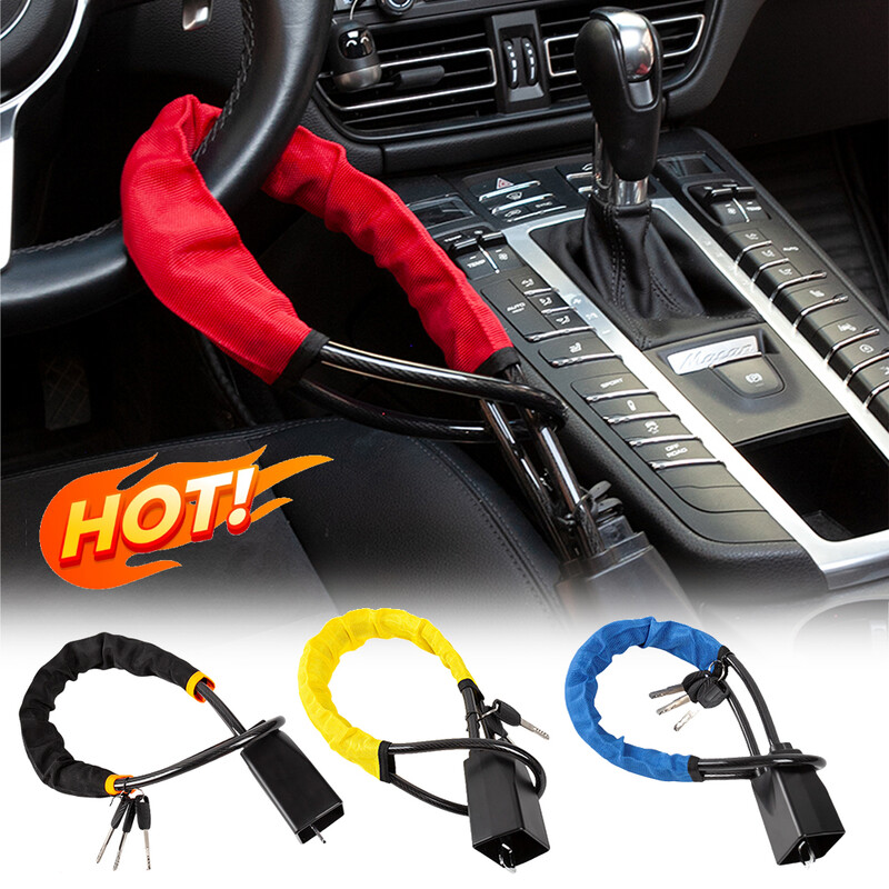 Universaalne auto roolilukk koos turvavöö pandlaga Tugev lukk Vargusevastane lukustus veoauto maasturi kaubiku jaoks