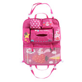 Анимационна чанта за съхранение на облегалката на бебешкото столче за кола, многофункционална висяща чанта с голям капацитет, органайзер за детска седалка, кутия за пътуване за малко дете