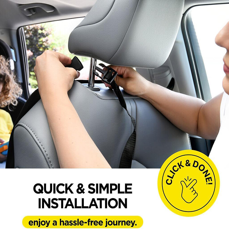 600D Oxford Vodootporne patosnice Zaštita stražnjeg sjedala od prljavštine, blata, ogrebotina Navlaka za stražnja sjedala automobila za djecu s organizatorima za pohranu