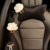 Slatki crtići u obliku oblaka Dodaci za unutrašnjost automobila Mekani plišani automobilski jastuk za vrat Naslon za glavu vozila Jastuk za sjedalo u obliku kosti