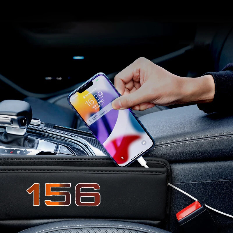 Organizator sjedala, bočna torba za sjedalo za Alfa Romeo 156 159 2023 Rezervirano Otvor za kabel za punjenje Dodaci za automobil