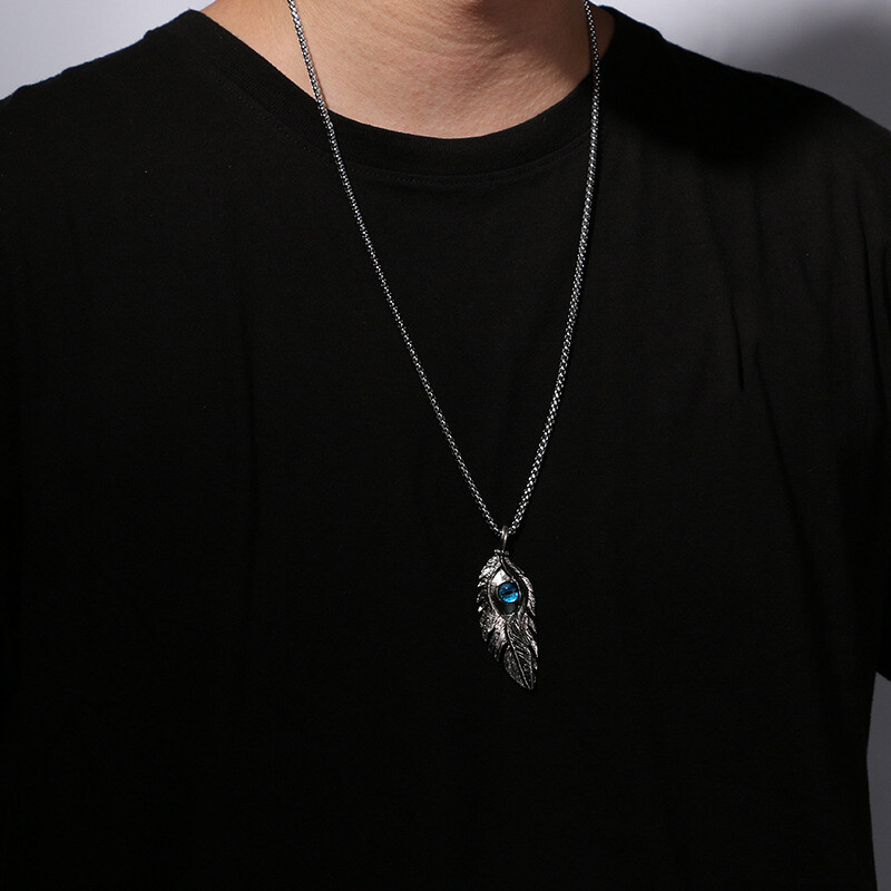 Nauja madinga asmenybė Gatvės hiphopo madingi karoliai Paprasti retro megztinio grandinėlės karoliai Hiphopo papuošalų aksesuarai vyrams ir moterims