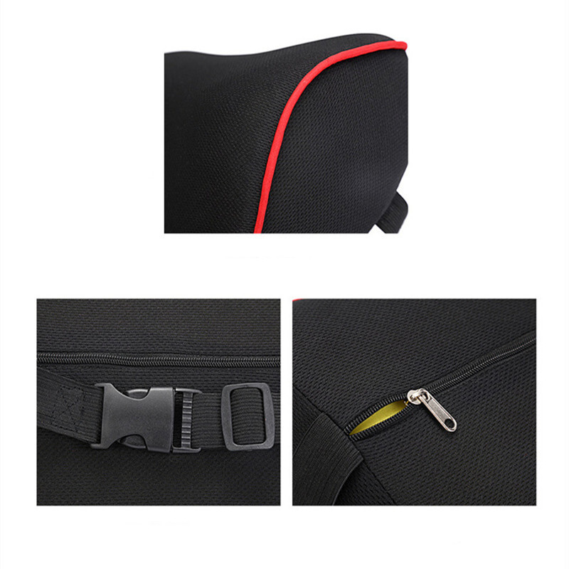 Automašīnas kakla galvas balsta spilvena spilvens Auto sēdekļa galvas balsts kakla aizsargs automašīnām sēdekļa kakla balsts 3D atmiņa kokvilna