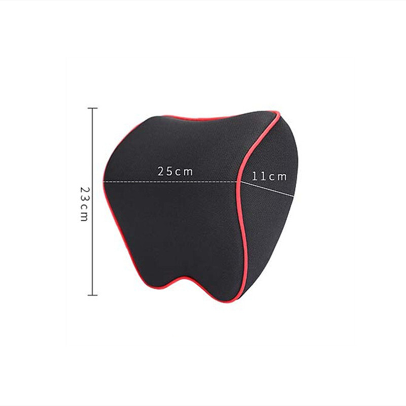 Automašīnas kakla galvas balsta spilvena spilvens Auto sēdekļa galvas balsts kakla aizsargs automašīnām sēdekļa kakla balsts 3D atmiņa kokvilna