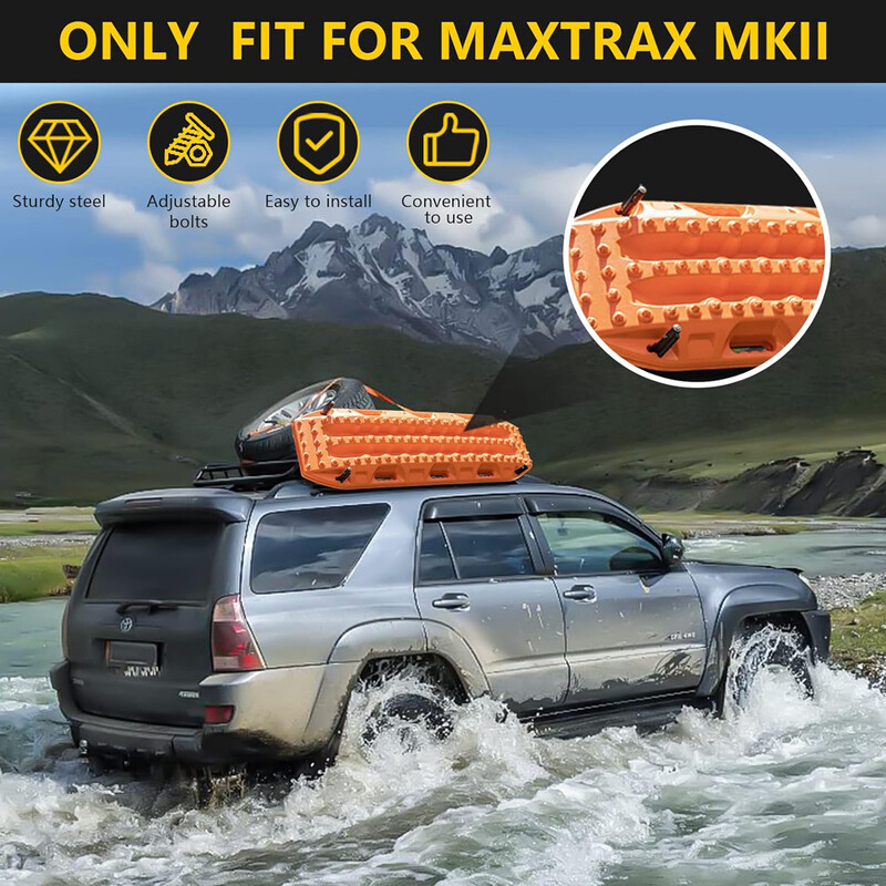 Set sigurnosnih igala za montažu od 4 komada za MaxTrax MKII ploče za oporavak/povlačenje koje se mogu zaključati Sigurnosne igle za ugradnju otporne na krađu za MaxTrax