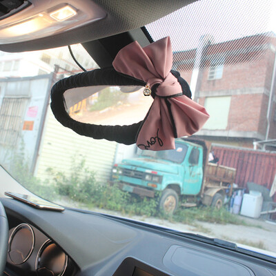 Simpatična mašna, univerzalno autosjedalo, naslon za glavu, jastuk za vrat, ukrasni dijamant, oprema za automatsku podršku za struk, dodaci za automobil, unutrašnjost za žene