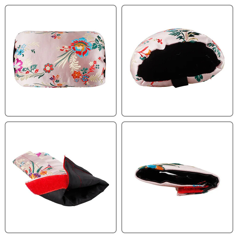 2 para starokineskog stila cvjetnog jastuka za naslon za glavu + komplet presvlaka za pojas automobila