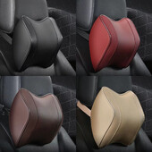 Pernă pentru tetiera pentru gât pentru mașină Pernă de sprijin pentru cap Perna de sprijin pentru cap pentru mașină, spumă cu memorie, respirabilă, protecție lent pentru rebound, pernă lombară pentru mașină, universală