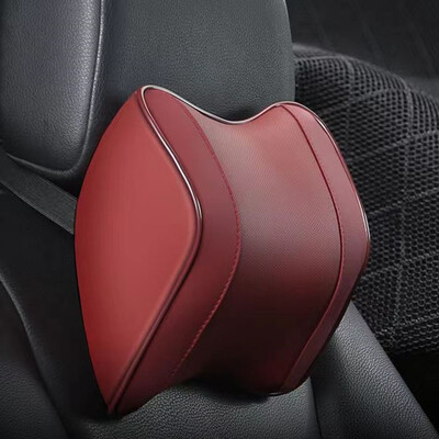 Pernă pentru tetiera pentru gât pentru mașină Pernă de sprijin pentru cap Perna de sprijin pentru cap pentru mașină, spumă cu memorie, respirabilă, protecție lent pentru rebound, pernă lombară pentru mașină, universală