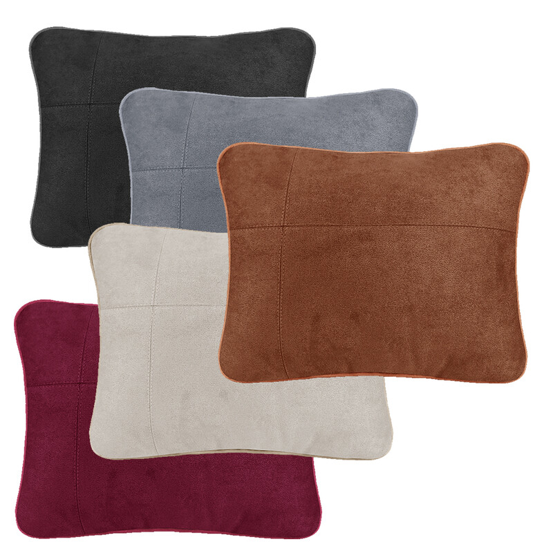 Automobilski lumbalni jastuk Potpora za struk Lumbalni jastuk Naslon za leđa od antilop tkanine Lumbalni jastuk za automobil Udoban jastuk za vrat Auto pribor