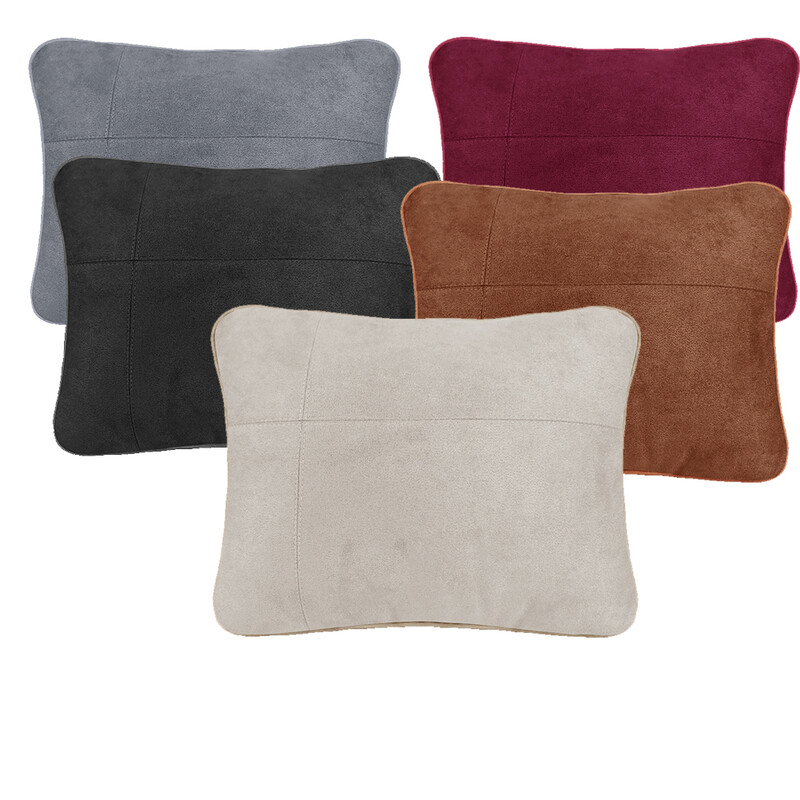 Automobilski lumbalni jastuk Potpora za struk Lumbalni jastuk Naslon za leđa od antilop tkanine Lumbalni jastuk za automobil Udoban jastuk za vrat Auto pribor