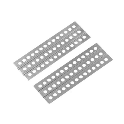 2gab 120*38mm metāla smilšu kāpņu atkopšanas dēlis 1/10 RC auto kāpurķēžum TRX4 TRX6 SCX10 D90 TF2 CC01 LC80 YK6101 HB ZP1002 ZP1001