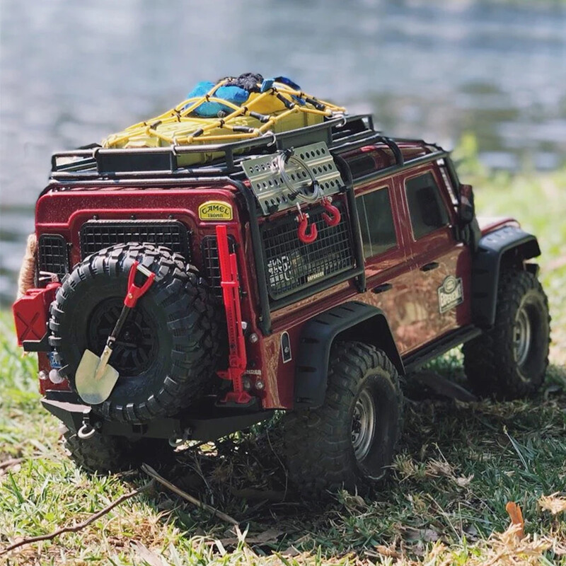 2vnt 120*38mm metalinių smėlio kopėčių atkūrimo lenta, skirta 1/10 RC automobiliniam vikšriniui TRX4 TRX6 SCX10 D90 TF2 CC01 LC80 YK6101 HB ZP1002 ZP1001