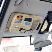 Automobilska torba za pohranu štitnika od sunca Kožna višenamjenska naočala Torba za pohranu telefona za Volvo S60 S90 XC40 XC60 V90 S40 S80L Dodaci