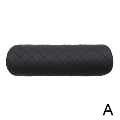 Cilindru universal super moale din piele Tetiera pentru mașină, cu spumă cu memorie, respirabilă, pernă pentru cap, suport pentru gât, pernă de odihnă, accesorii auto