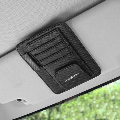 Model din fibră de carbon la modă pentru Geely Car Suport pentru ochelari de soare Accesorii pentru vizor Interior Auto pentru Prefață 2025 2024 2023 2022