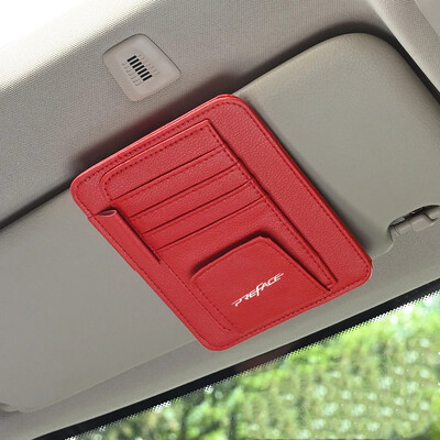 Model din fibră de carbon la modă pentru Geely Car Suport pentru ochelari de soare Accesorii pentru vizor Interior Auto pentru Prefață 2025 2024 2023 2022