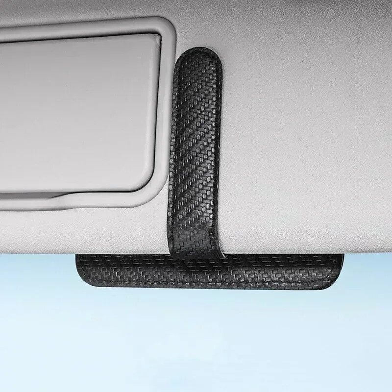 Model din fibră de carbon la modă pentru Geely Car Suport pentru ochelari de soare Accesorii pentru vizor Interior Auto pentru Prefață 2025 2024 2023 2022