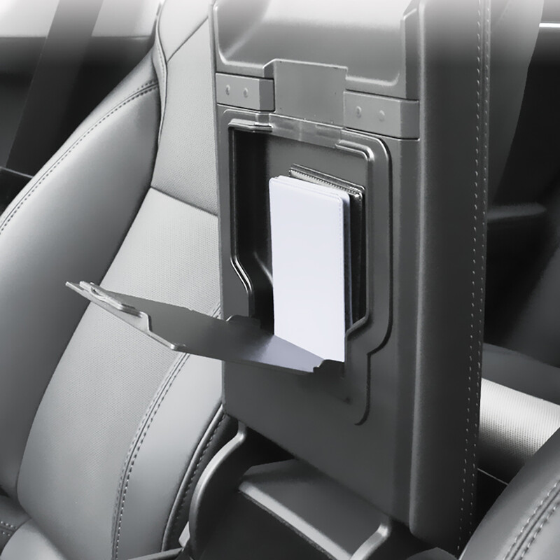 Pentru Tesla Model 3 Highland 2024 Cotieră Cutie de depozitare magnetică ascunsă Accesorii pentru interiorul mașinii ABS Gadget-uri Carcasă organizatoare