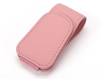 Suport pentru ochelari de soare pentru parasolar de mașină, suport de fixare pentru ochelari de vedere din piele, suport magnetic pentru ochelari și clemă pentru card de bilet