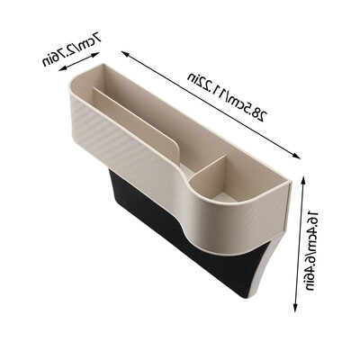 Kutija za organizatore za popunjavanje otvora u autosjedalici Držač za pohranu na prednjem sjedalu automobila ABS Kutija za organizatore s prorezima za auto sjedalo Univerzalna unutrašnjost automobila