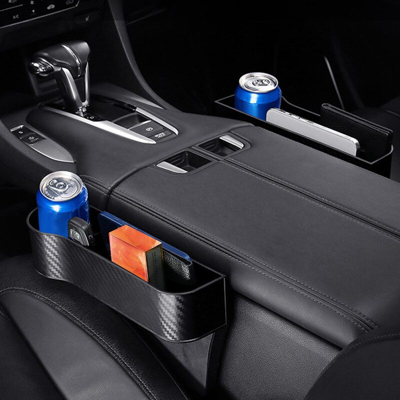 Kutija za organizatore za popunjavanje otvora u autosjedalici Držač za pohranu na prednjem sjedalu automobila ABS Kutija za organizatore s prorezima za auto sjedalo Univerzalna unutrašnjost automobila