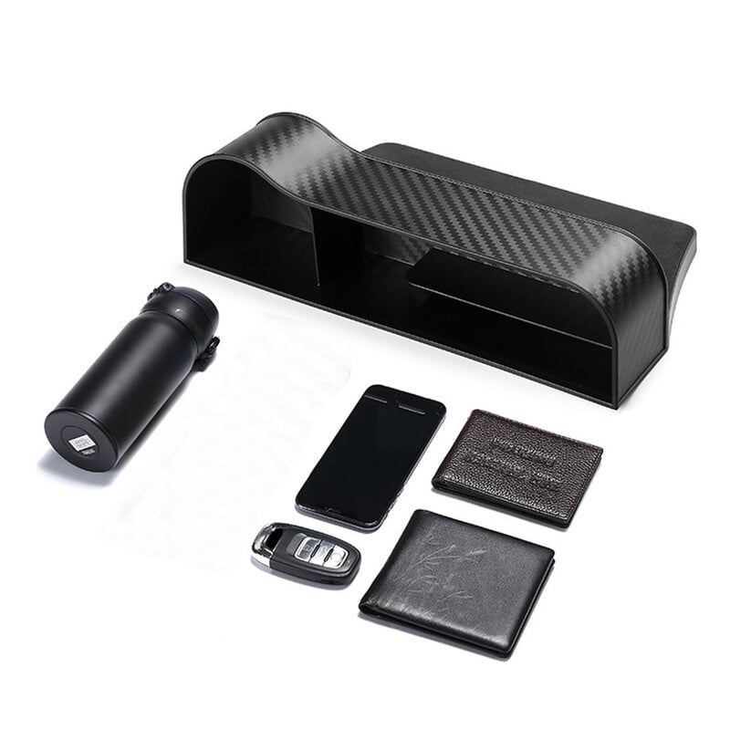 Kutija za organizatore za popunjavanje otvora u autosjedalici Držač za pohranu na prednjem sjedalu automobila ABS Kutija za organizatore s prorezima za auto sjedalo Univerzalna unutrašnjost automobila