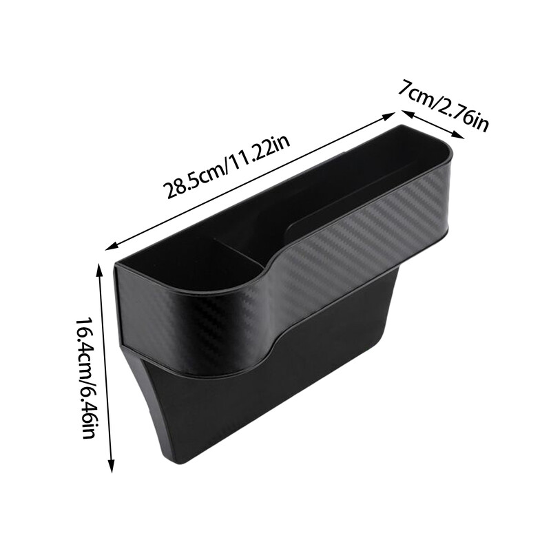 Kutija za organizatore za popunjavanje otvora u autosjedalici Držač za pohranu na prednjem sjedalu automobila ABS Kutija za organizatore s prorezima za auto sjedalo Univerzalna unutrašnjost automobila