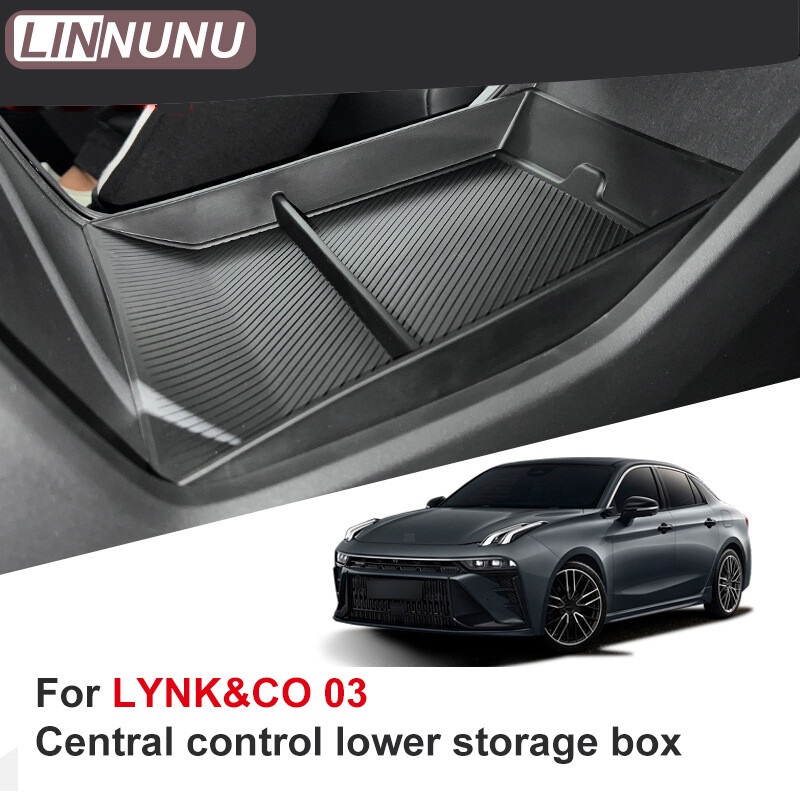 LINNUNU se potrivește pentru Lynk&Co 03 Lingke mașină control central cutie de depozitare inferioară organizator de control central accesorii auto