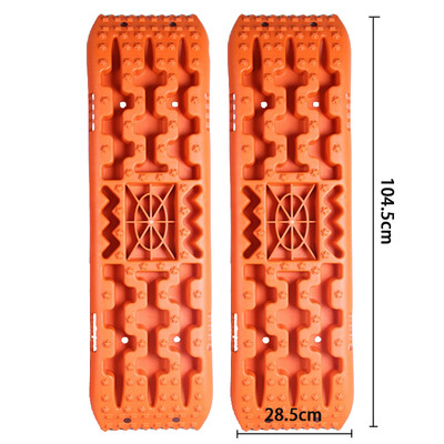 Super-Tough de înaltă rezistență PP 104cm Accesorii pentru mașină off-road Plăci de tracțiune Recuperare șine 4x4 Instrument de salvare de urgență Zăpadă Nisip Noroi