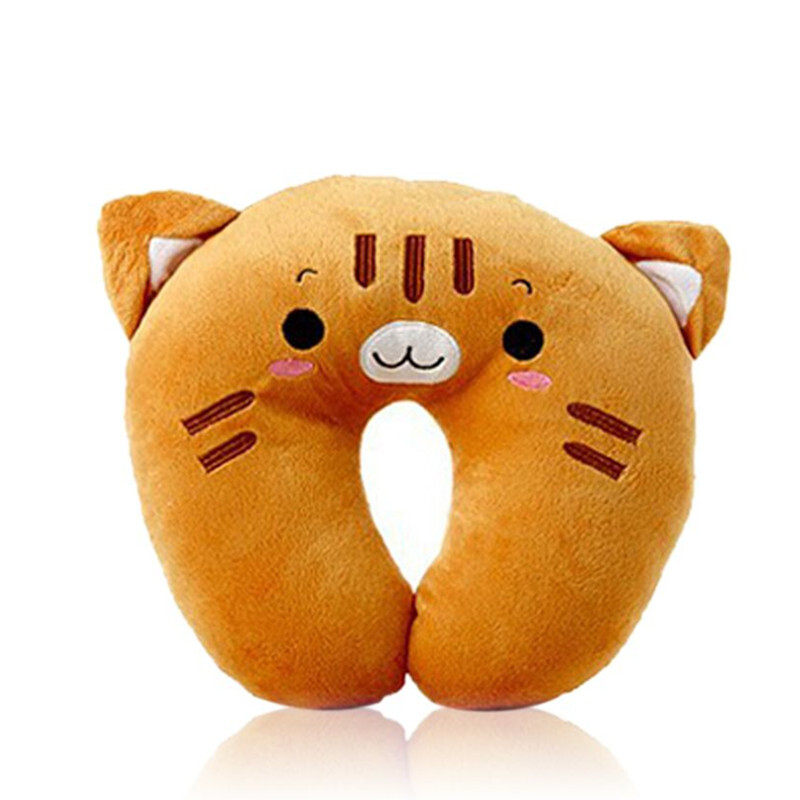 9 culori perne moi de călătorie pentru mașină, în formă de U, pernă de protecție a gâtului de somn, pernă de birou, drăguț minunat pentru copii/adulți