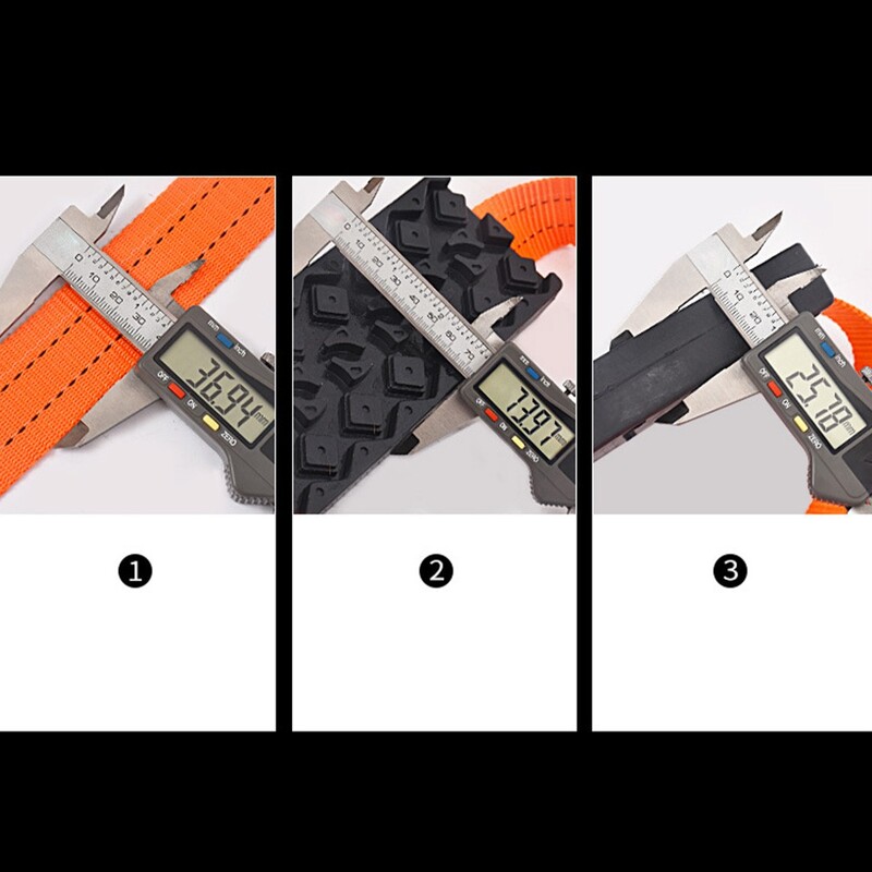 Daska za bijeg iz automobila, otporna na klizanje, neravna površina, fleksibilna traka, jaka vučna sila, brzo zatezanje, prijenosna za vozilo, 1 traka