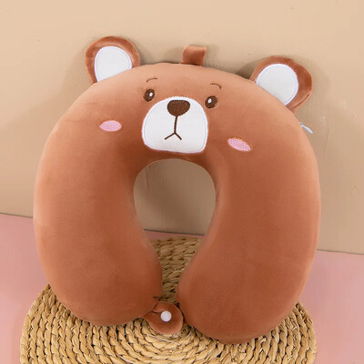 Jastuk za putovanje Životinjska potpora za vrat 28x30 cm Jastuk za vrat od memorijske pjene U-oblika Elastični Jastuk za putovanje Dječji prijenosni