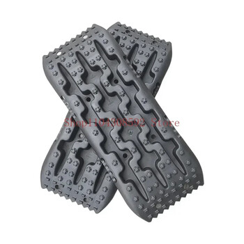 Super-Tough Nylon 70cm Car Recovery Traction Board Emergency Mini-Size Tracks Traction Mat for Off-Road Sand Mud Snow Rescue