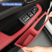 Za Porsche Macan LHD vrata automobila Unutarnja ručka Poklopac ploče Ručka na vratima Organizator za pohranu Zaštitne naljepnice Dodaci za interijer