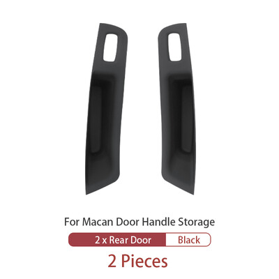 Za Porsche Macan LHD vrata automobila Unutarnja ručka Poklopac ploče Ručka na vratima Organizator za pohranu Zaštitne naljepnice Dodaci za interijer