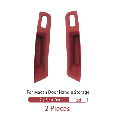 Za Porsche Macan LHD vrata automobila Unutarnja ručka Poklopac ploče Ručka na vratima Organizator za pohranu Zaštitne naljepnice Dodaci za interijer