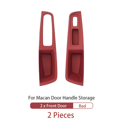 Za Porsche Macan LHD vrata automobila Unutarnja ručka Poklopac ploče Ručka na vratima Organizator za pohranu Zaštitne naljepnice Dodaci za interijer