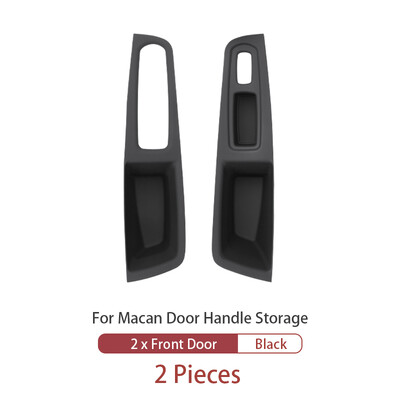 Za Porsche Macan LHD vrata automobila Unutarnja ručka Poklopac ploče Ručka na vratima Organizator za pohranu Zaštitne naljepnice Dodaci za interijer